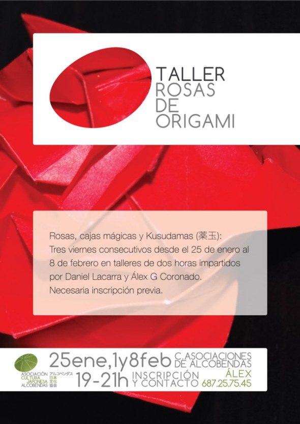 Taller Rosas de Origami